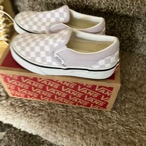 Vans slip on sneakers